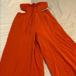 Strapless jumpsuit